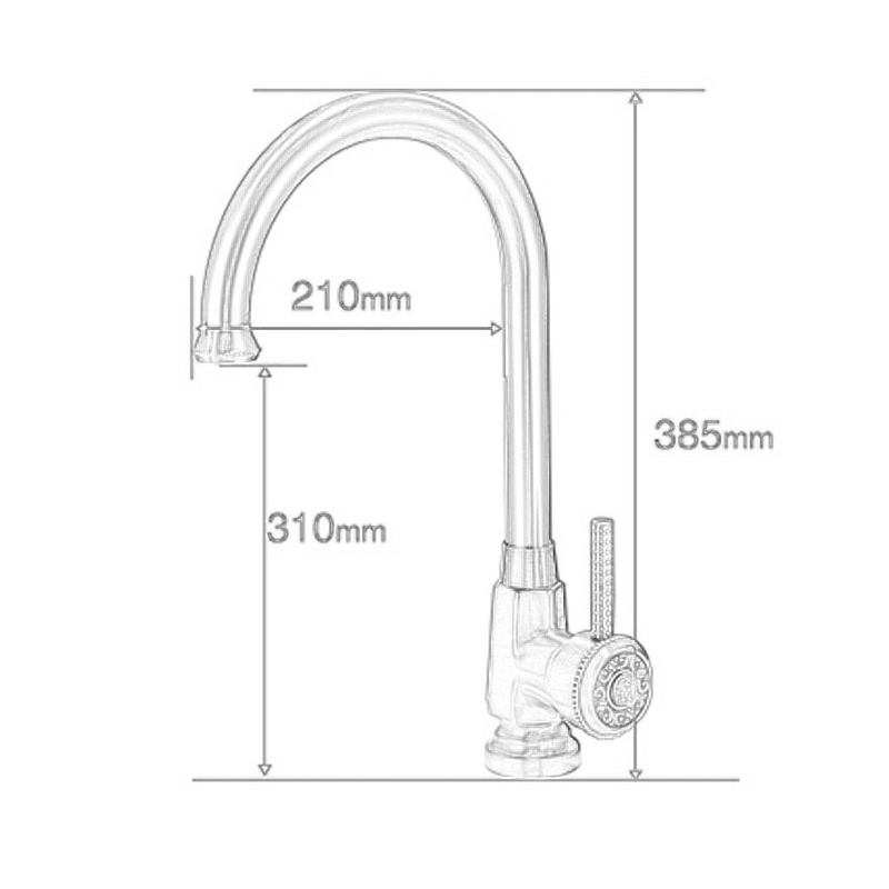 retro style deck mounted basin faucet antique brass single handle and cold bathroom sink mixer water taps