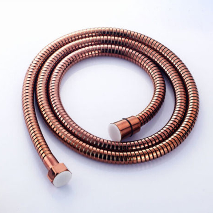 rose gold 59-inch shower hose flexible pipe spare use bathrom hose