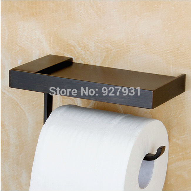 wall mounted toilet paper rod solid brass bathroom tissue holder