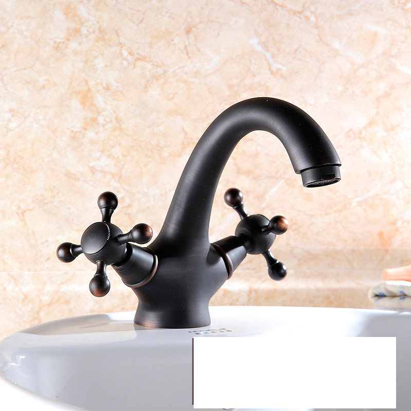 dual handle bathroom vessel sink mixer taps deck mounted and cold water basin faucet single hole curved spout