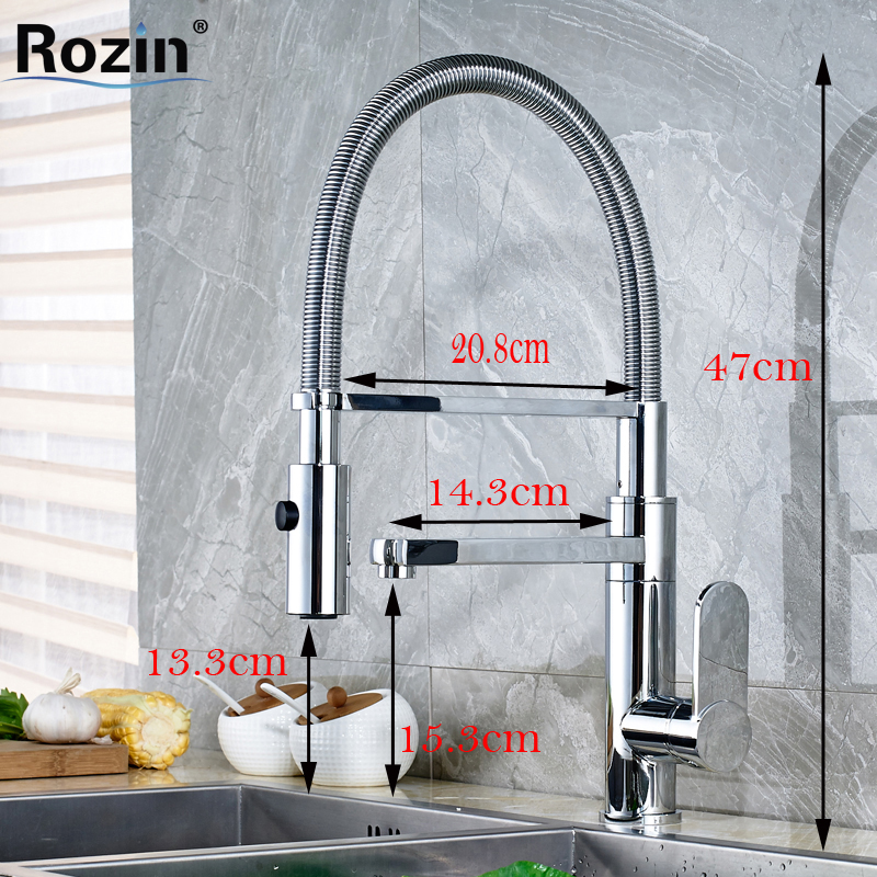 luxury two swivel spout single handle one hole kitchen water taps with and cold water kitchen mixer faucet