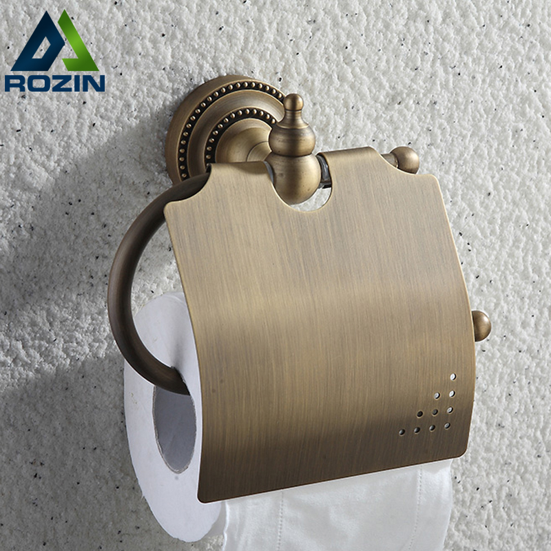 new brass antique toilet roll paper holder traditional bathroom roll paper tissue rack