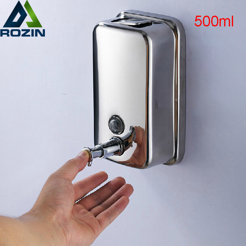 wall-mounted soap dispenser for bathroom / kitchen / bedroom / el / hospital 500ml liquid soap dispensers