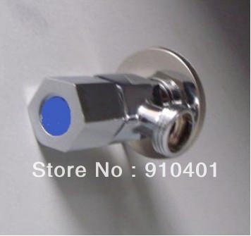 Brand New Hexagon Chrome Finish Brass Bathroom Angle Stop Valve 1/2''