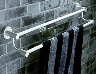 aluminum double deck towel holder bathroom accessories wall shelf support rack shelf bathroom shelf bathroom double towel bar