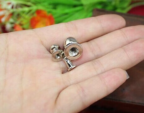 Antique Packing box accessories exquisite hardware middle size handle nipple nail jewelry box drawer alloy head monk handle