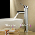 !100% brass single handle bathroom sink faucet.Hot and Cool Basin Mixer tap.Deck Mounted chrome finish faucet