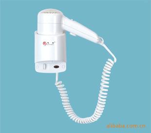 Wholesale And Retail Promotion NEW ABS Plastic Bathroom Hair Dryer Wall-Mounted White Color Household Hair Dryer