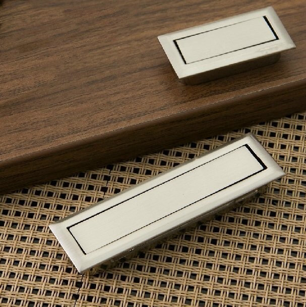 Modern Invisible Wardrobe Cupboard Knob Drawer Door Pull