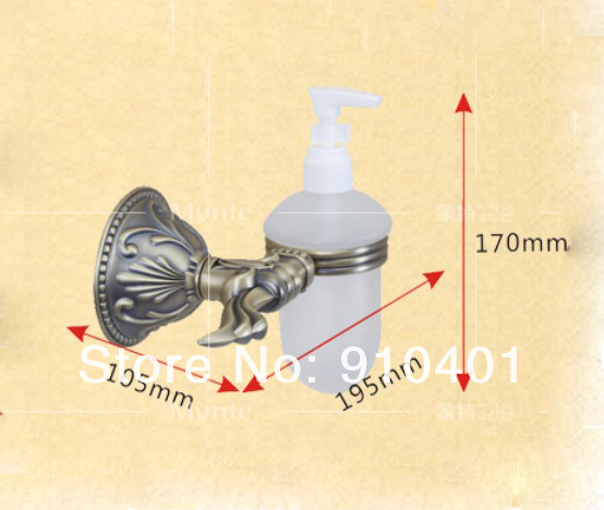 Wholesale And Retail Promotion Modern Wall Mounted Antique Bronze Pop Up Bathroom Brass Liquid Soap Dispenser