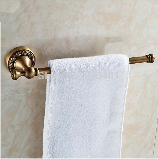 Wholesale And Retail Promotion Luxury Wall Mount Bathroom Towel Bar Holder Oil Rubbed Bronze Towel Ring Hanger
