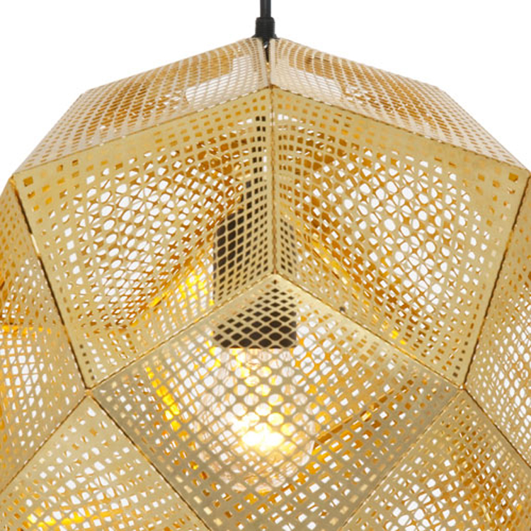 32cm etched "diamonds" metal, stainless steel suspension light restaurant pendant lamp silver,gold,copper