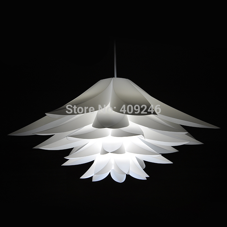 45cm led lighting pvc lilies flower decorate pendant lamp(not including bulb)