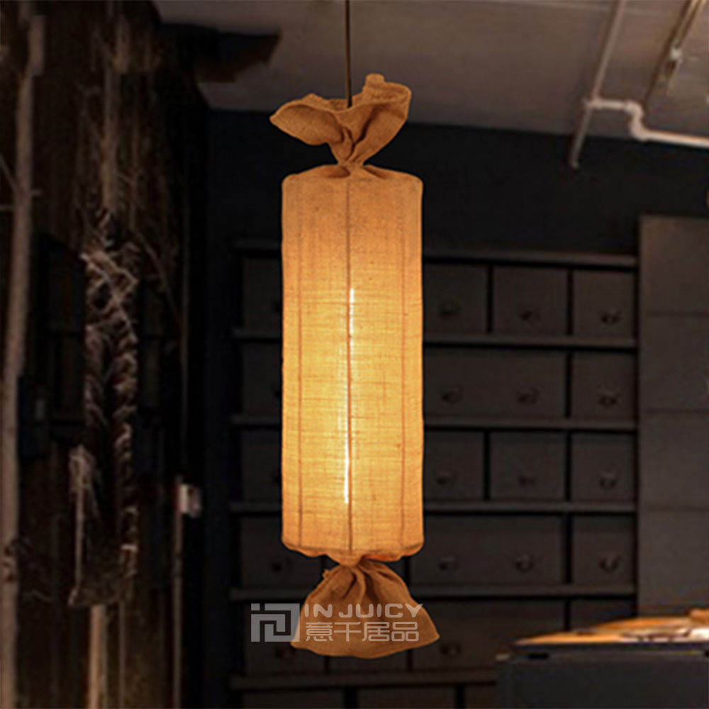 american country hemp rope pendant light candy pendant lamp cafe loft droplight bedroom dining home balcony bar lighting decor