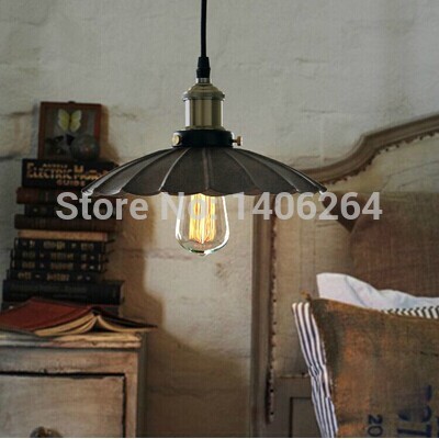 american countryside edison loft old-fashioned vintage industrial black droplight ceiling lamp for cafe bar hall club balcony