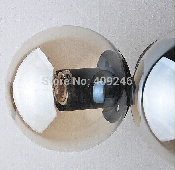 edison double glass ball village loft industrial retro mirror wall lamp e27 lighting for cafe bar hall dining room coffee shop