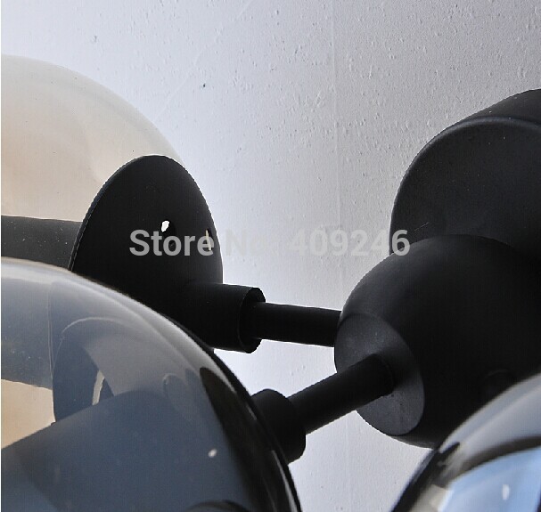 edison double glass ball village loft industrial retro mirror wall lamp e27 lighting for cafe bar hall dining room coffee shop