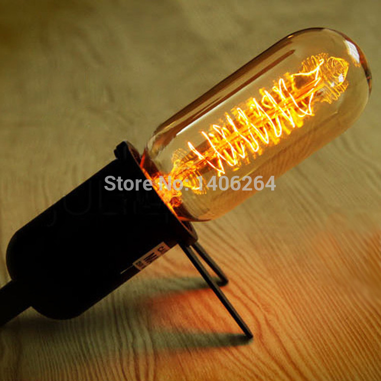 edison light bulb vintage tungsten light bulb t45 circle 40w ac110v or 220v for cafe bar hall coffee shop club store restaurant