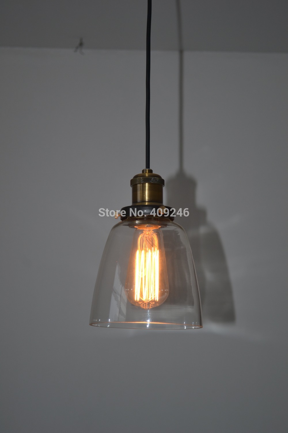 glass loft american industrial vintage ceiling lamp wall light edison bar cafe shop balcony hall bedroom bedside