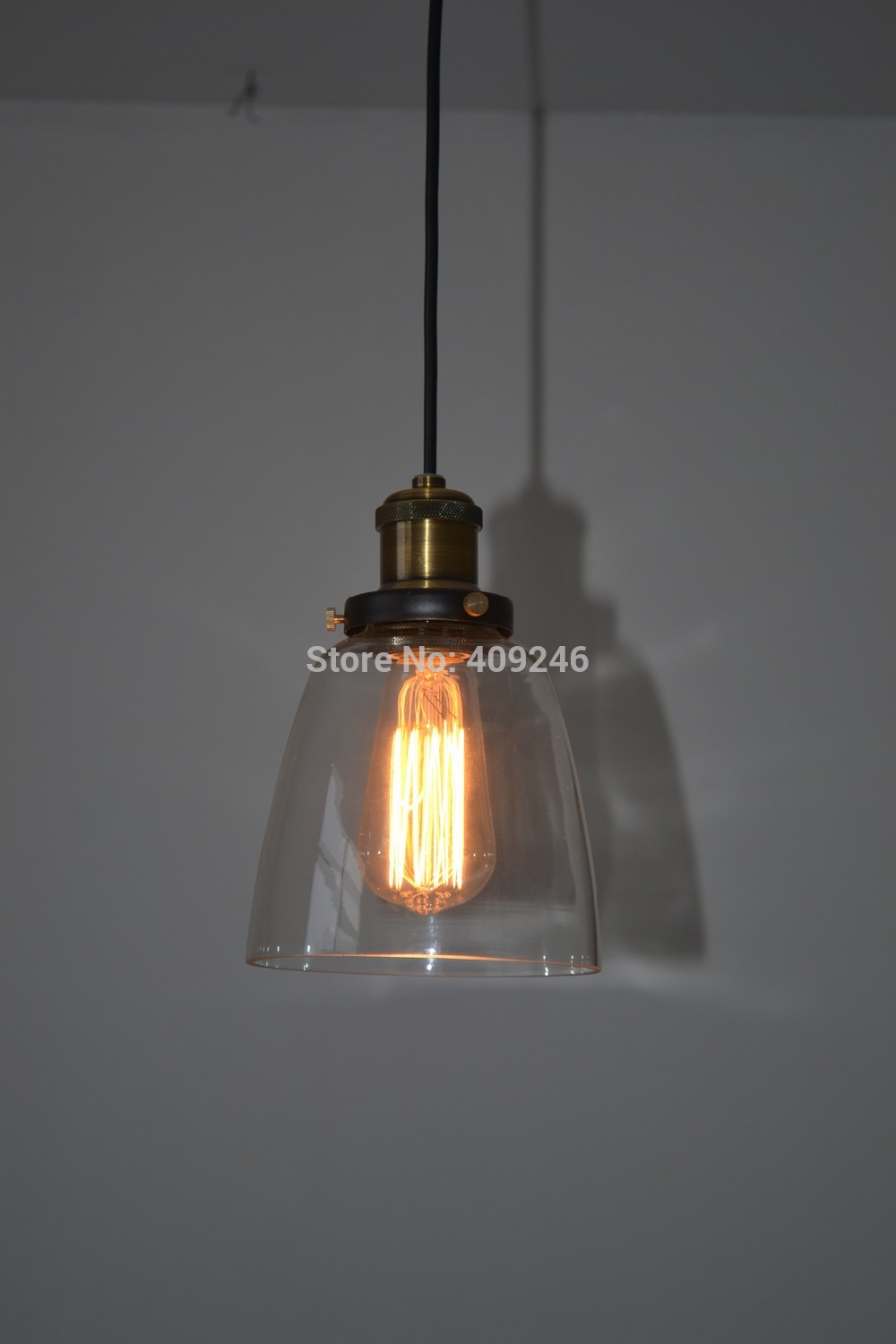 glass loft american industrial vintage ceiling lamp wall light edison bar cafe shop balcony hall bedroom bedside