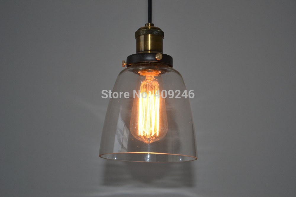 glass loft american industrial vintage ceiling lamp wall light edison bar cafe shop balcony hall bedroom bedside