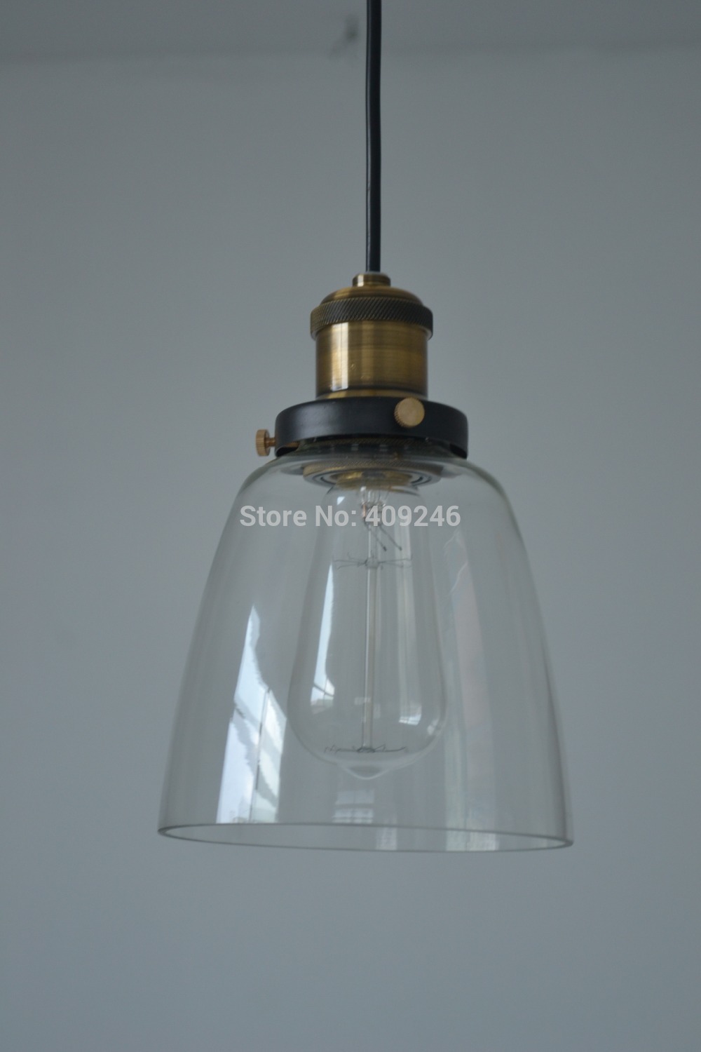 glass loft american industrial vintage ceiling lamp wall light edison bar cafe shop balcony hall bedroom bedside