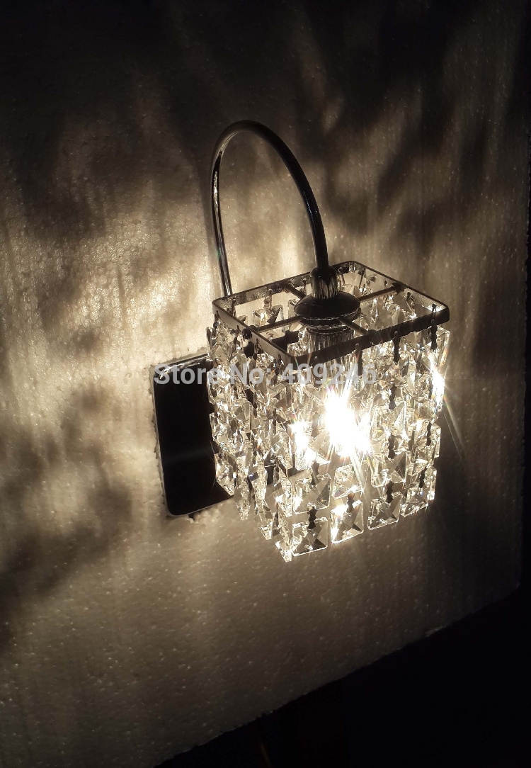 led k9 crystal wall lamp bedside light corridor bedroom boutique hall aisle