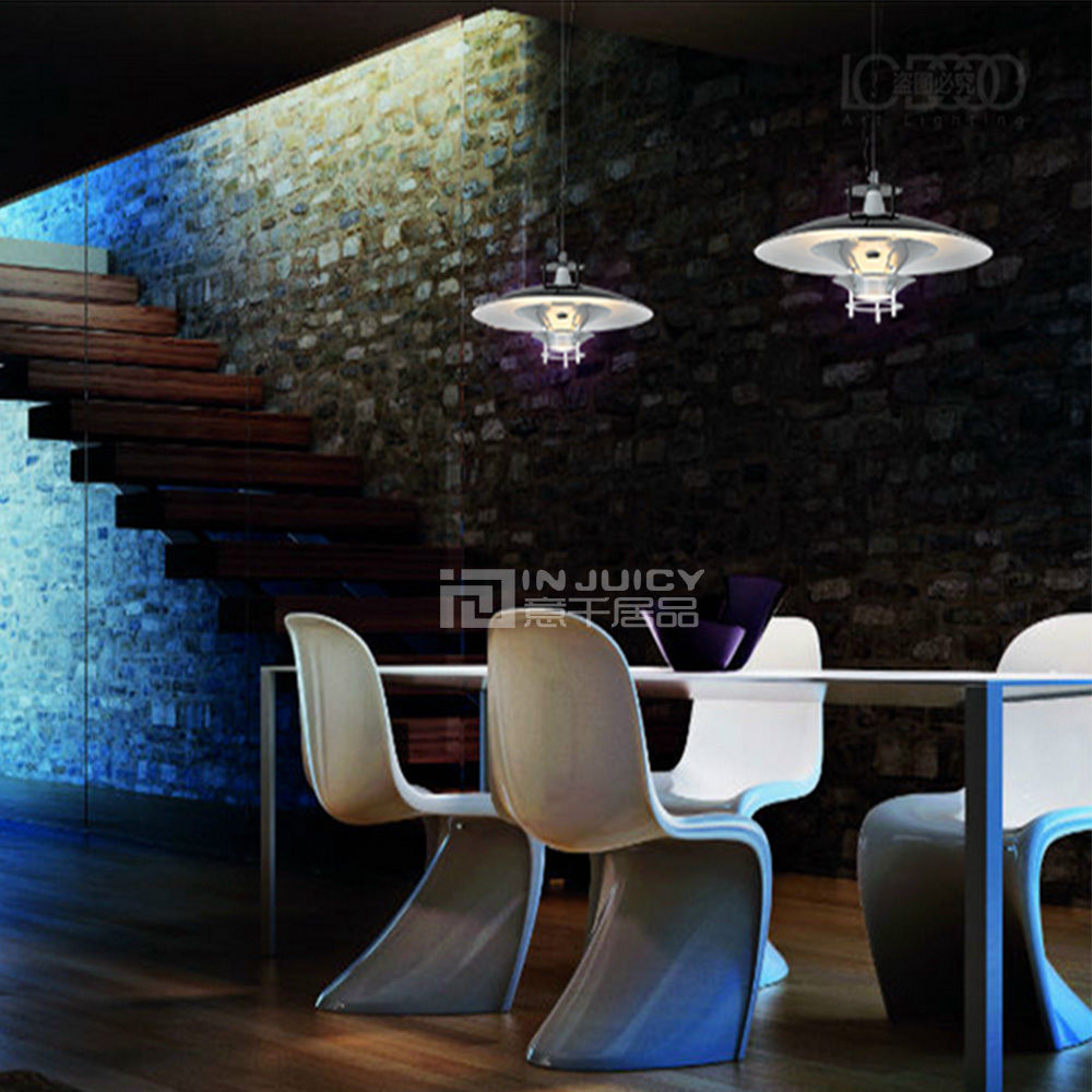 loft nordic modern saucer aluminum led pendant lights lamp fixtures for restaurant cafe bedroom store bar dining room bedroom