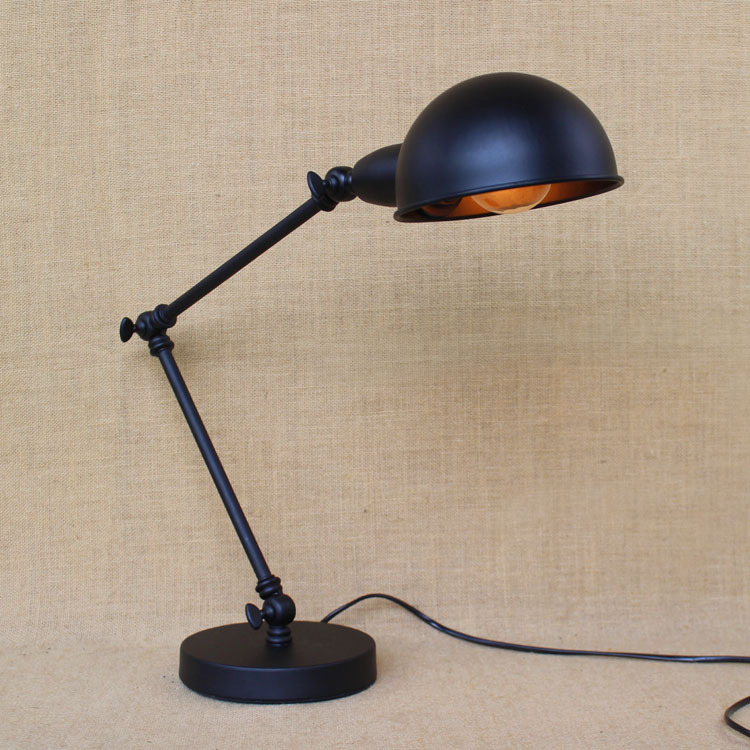 loft vintage industrial metal edison table lights retro led adjustable desk lamps for bedroom bedside reading room cafe bar hall