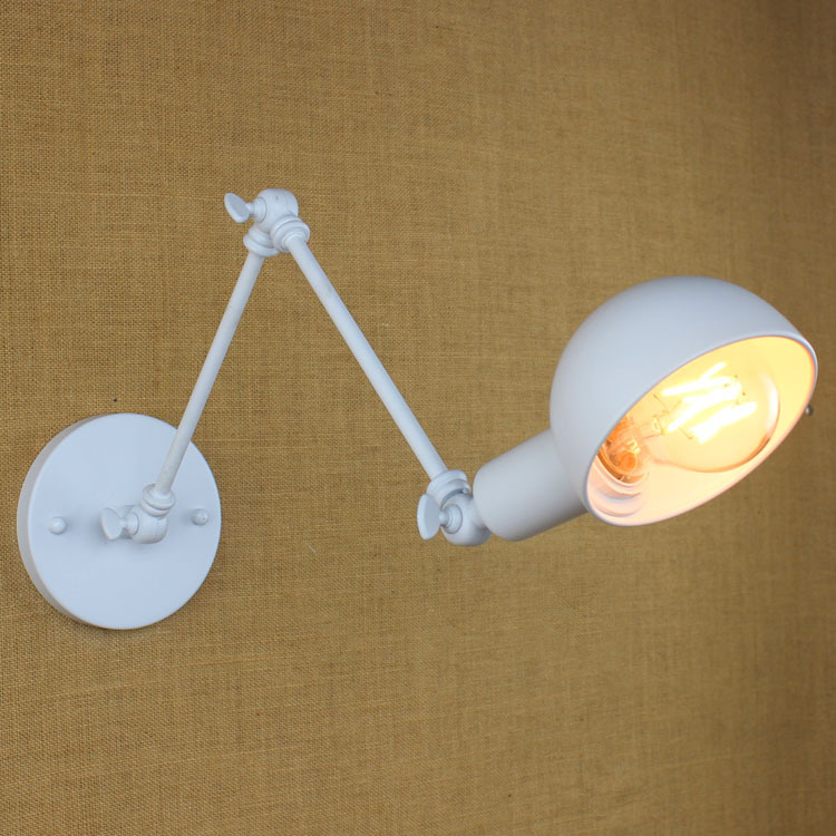 long arm 3 parts iron wall light cafe aisle hall project lamp bedroom cafe