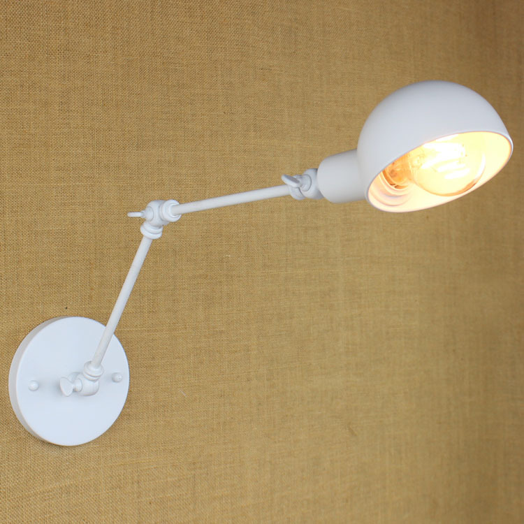 long arm 3 parts iron wall light cafe aisle hall project lamp bedroom cafe