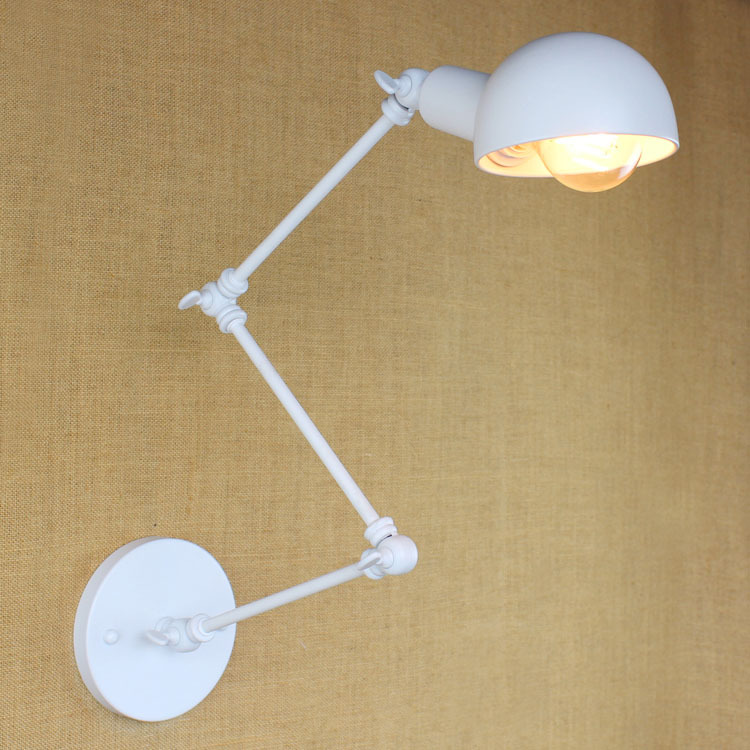 long arm 3 parts iron wall light cafe aisle hall project lamp bedroom cafe