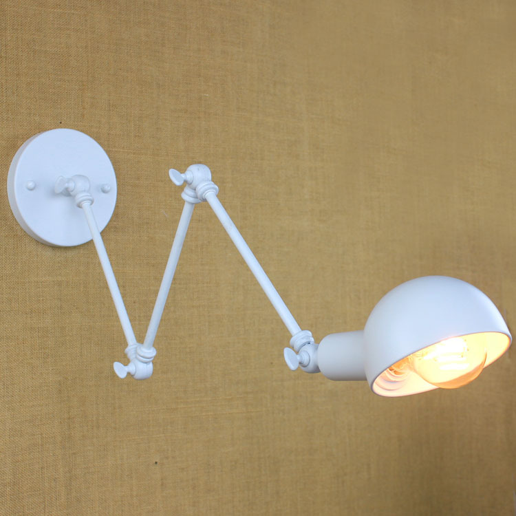 long arm 3 parts iron wall light cafe aisle hall project lamp bedroom cafe