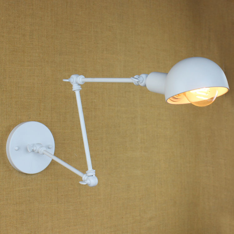 long arm 3 parts iron wall light cafe aisle hall project lamp bedroom cafe