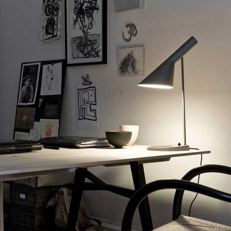 louis poulsen arne jacobsen aj desk lamp cafe aisle hall project lamp bedroom table light bar reading room office