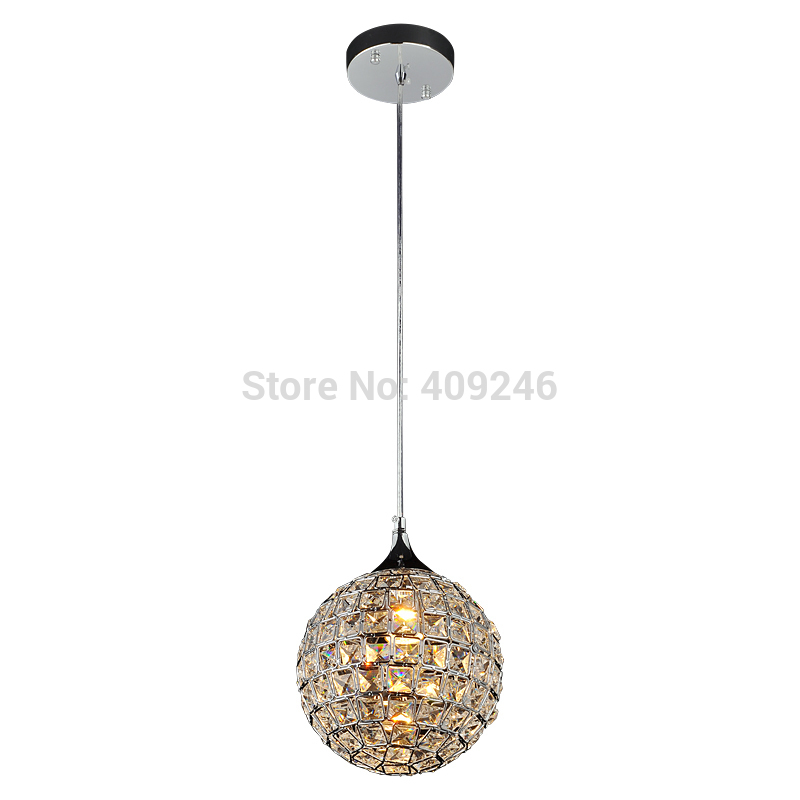 modern k9 crystal ball droplight art bar el crystal luxury decorative lighting