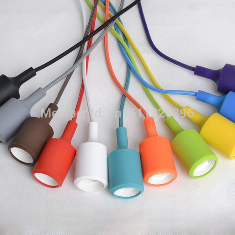 modern silicone edison pendant hanging lights lamp fixtures for cafe bar store hall club shop restaurant art droplight decor