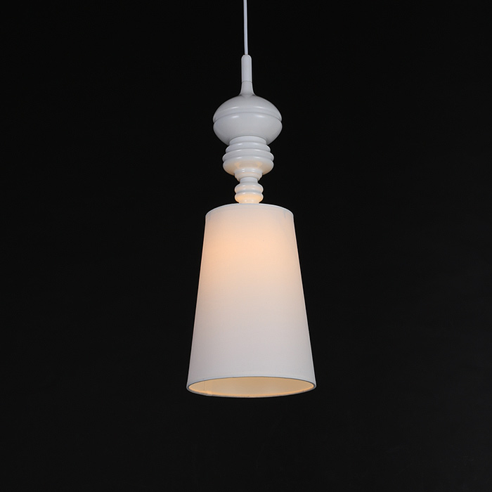 new classical cloth pendant light restaurant entrance aisle corridor balcony single droplight for dining room bedroom bedside