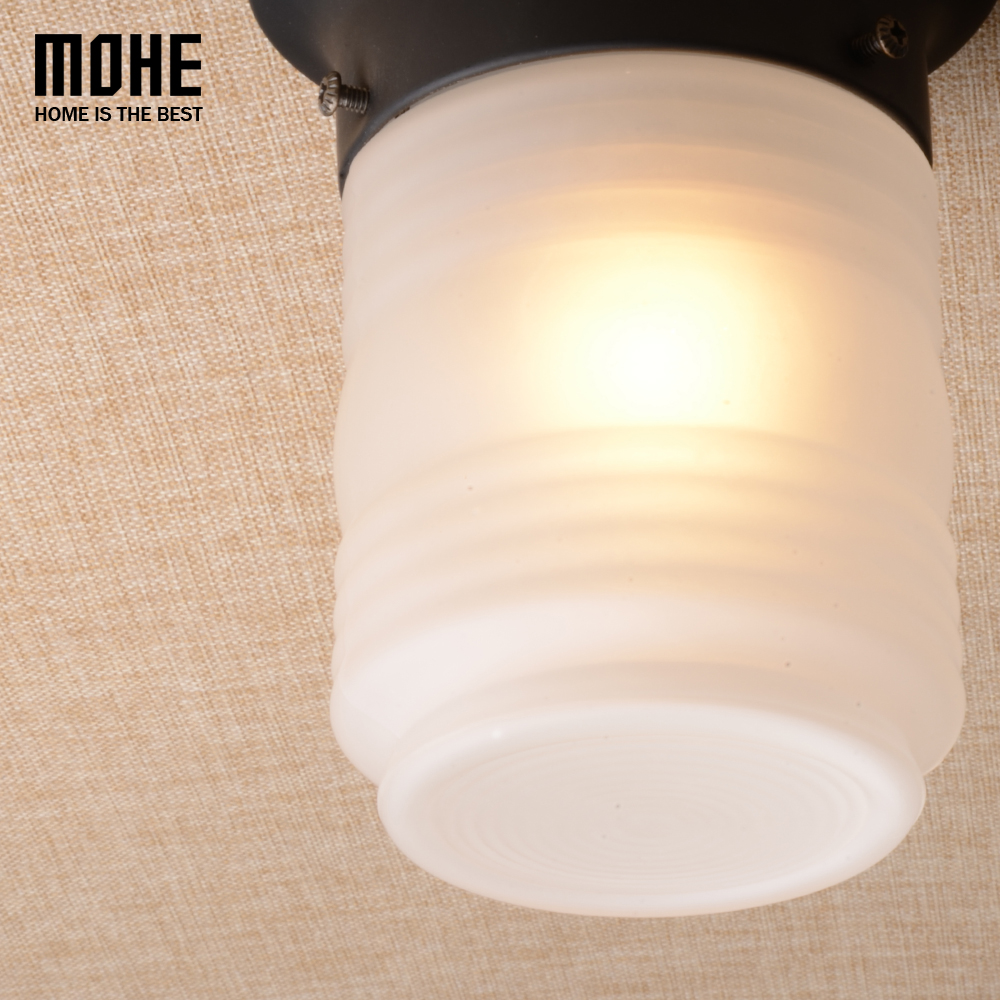 simple cloakroom round led milk white glass ceiling light corridor balcony porch ceiling lamp