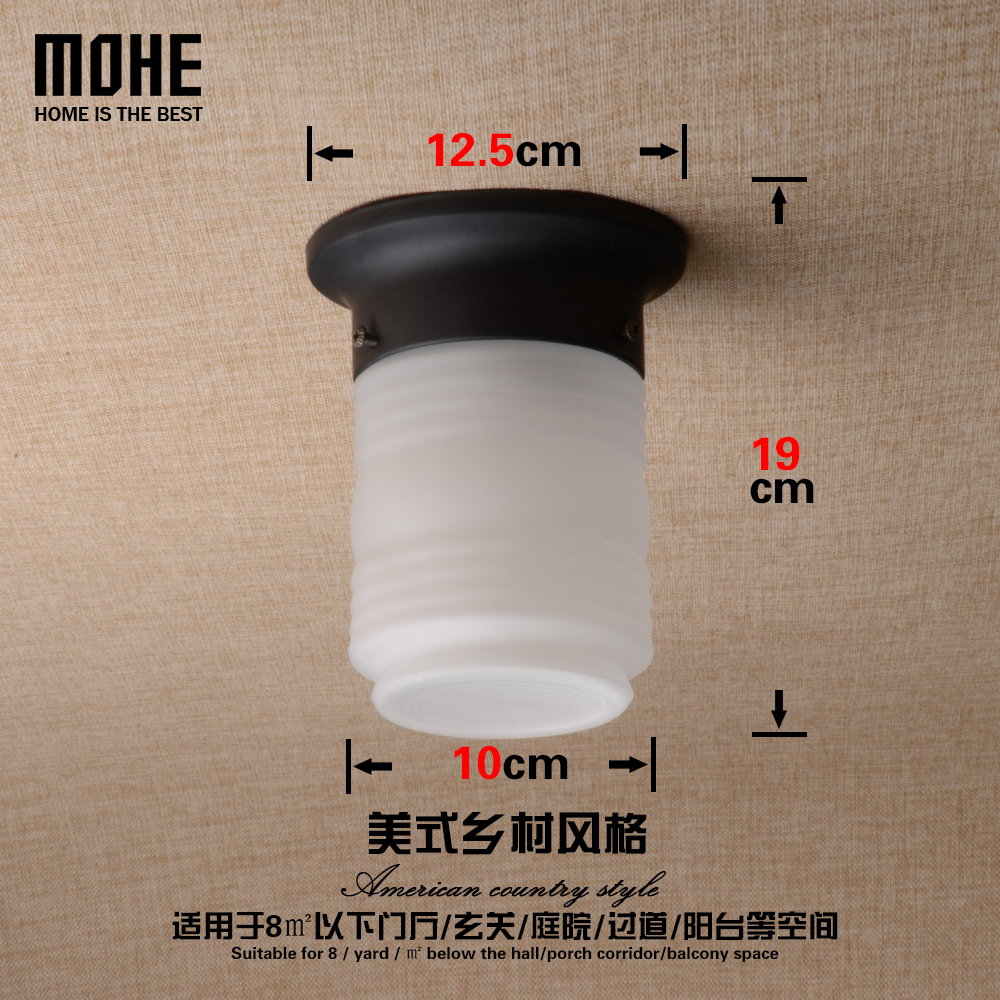 simple cloakroom round led milk white glass ceiling light corridor balcony porch ceiling lamp