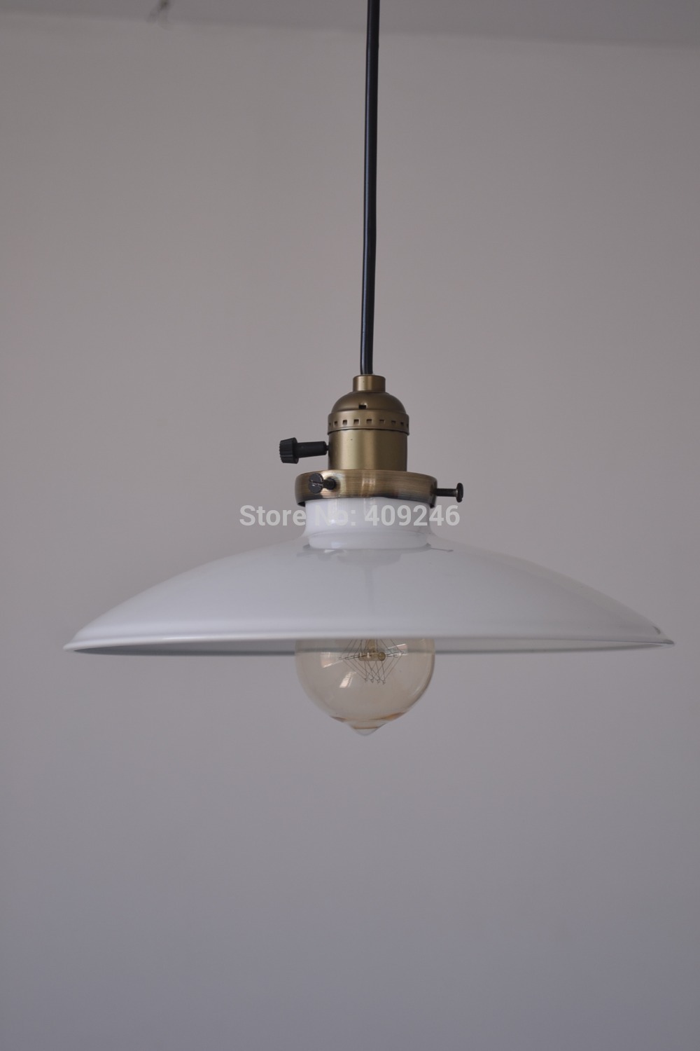 white 26cm loft american stytle vintage ceiling droplight pendant loft light e27 edison for bar cafe dinning room coffee shop