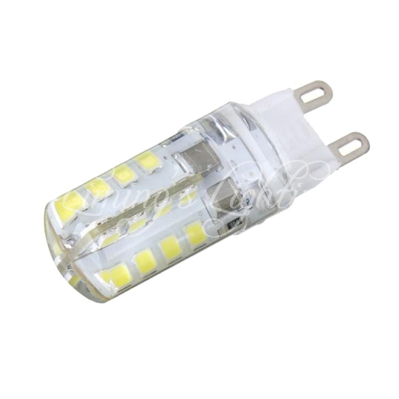 10 pcs silicone g9 3w 2835 32 smd led corn energy saving bulbs light for crystal lamp 220-240v led bulb spotlight for chandelier