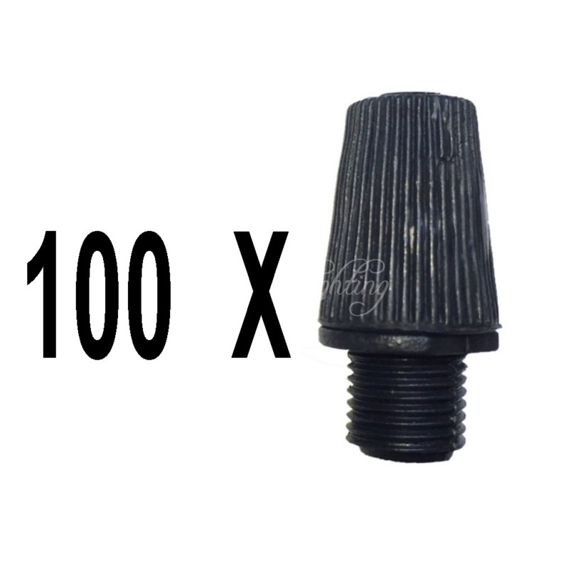 100pcs/lot black strain relief plastic cable strain relief wire clamp cable grip wire clip cord grip