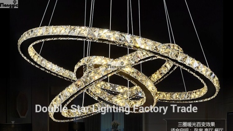 2014 modern crystal lamp chandelier creative restaurant round crystal chandeliers modern bedroom living room