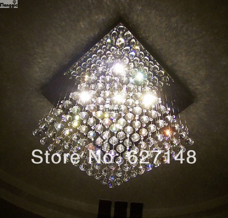 2014 promotion s guaranteed k9 crystal contemporary chandeliers modern home light l600*w600*h400mm