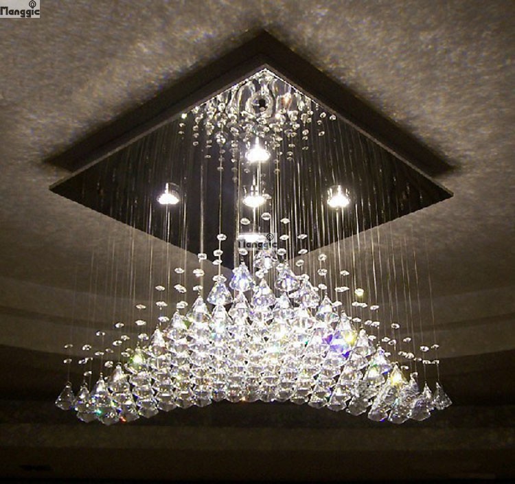 2014 promotion s guaranteed k9 crystal contemporary chandeliers modern home light l600*w600*h400mm