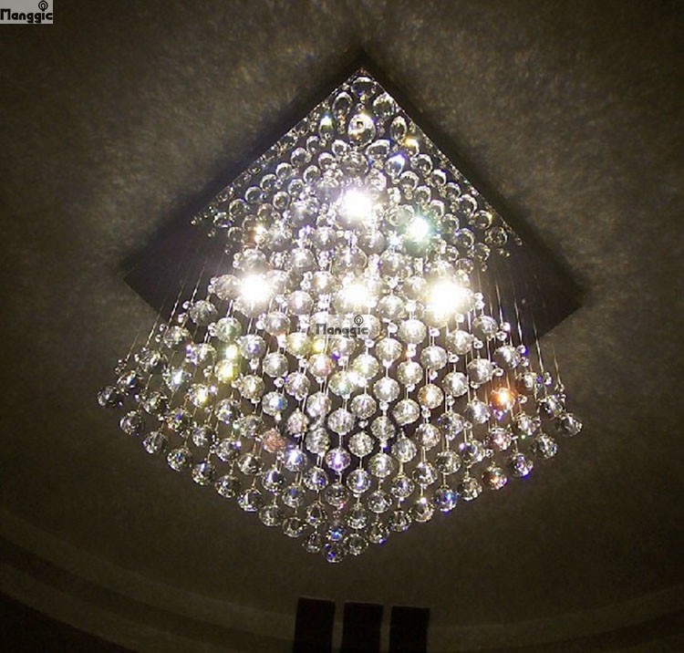 2014 promotion s guaranteed k9 crystal contemporary chandeliers modern home light l600*w600*h400mm