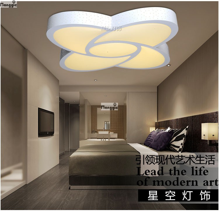 2015 creative ceiling lights for living room children ceiling light bedroom lamp ac85-260v acrylic lighting butterfly shape