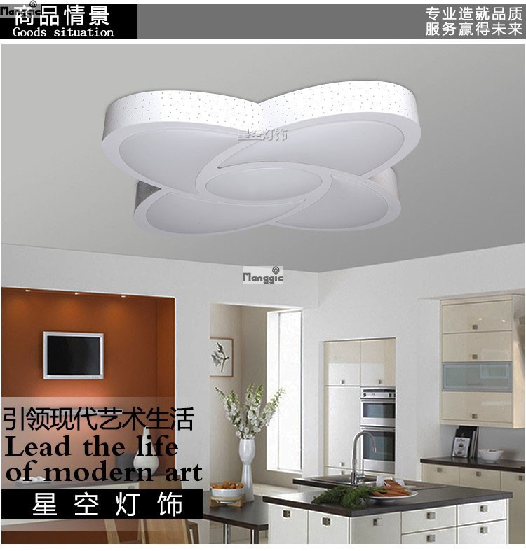 2015 creative ceiling lights for living room children ceiling light bedroom lamp ac85-260v acrylic lighting butterfly shape