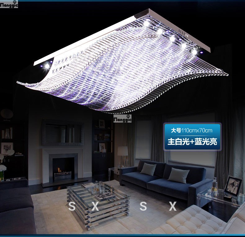 2015 favorable crystal ceiling light 85-265v 20w led ceiling lamp living dining room bedroom el lighting